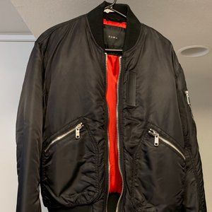 Women's Black Bomber Jacket - Zara